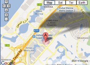 Our office location in Dubai